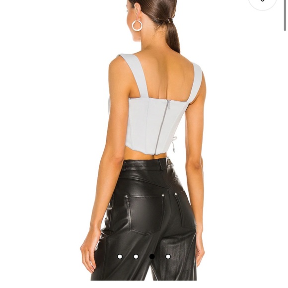 Guizio classic fitted corset in blue - Picture 10 of 10